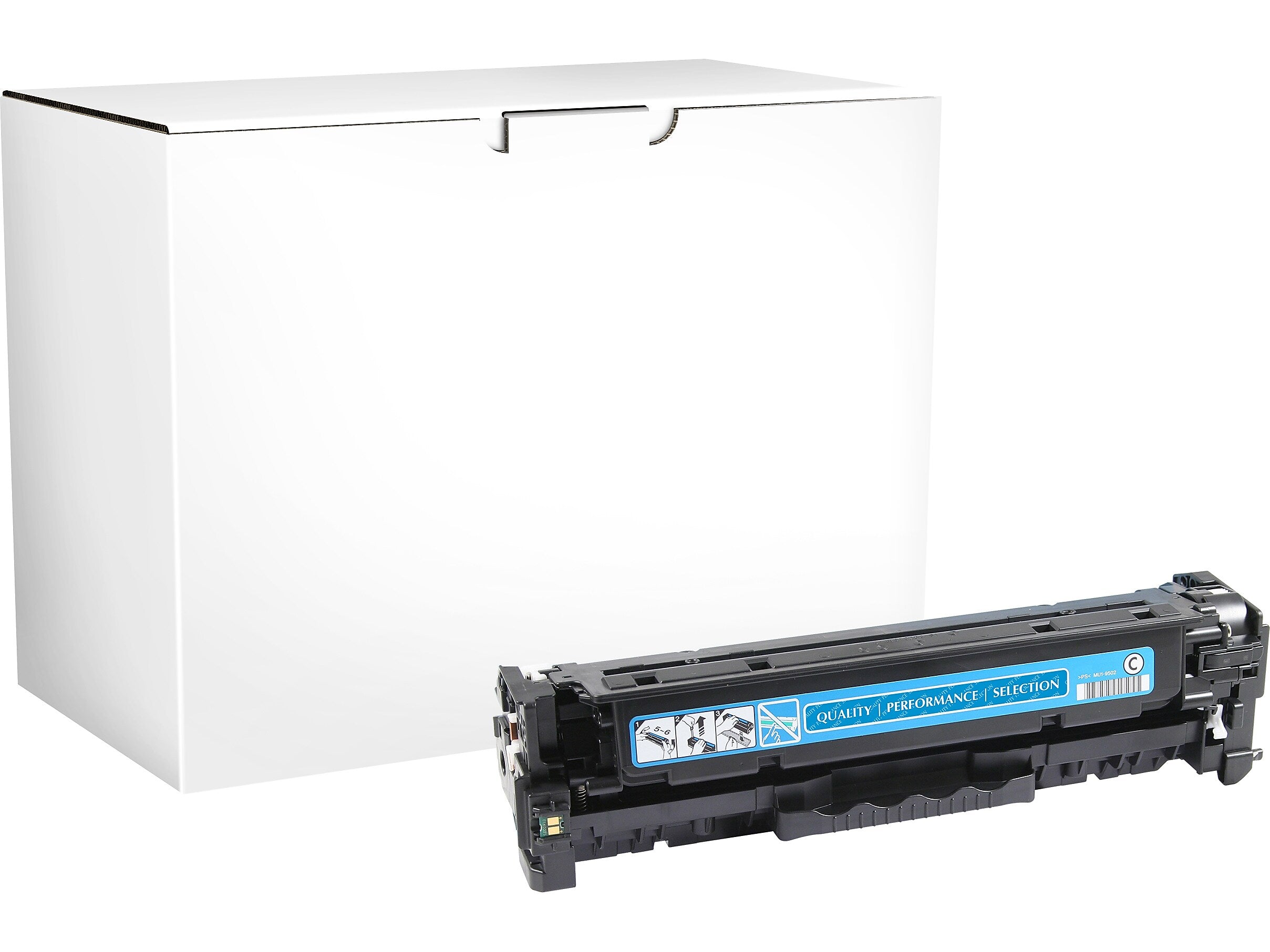 Guy Brown Remanufactured Cyan Standard Yield Toner Cartridge Replacement for HP 312A
