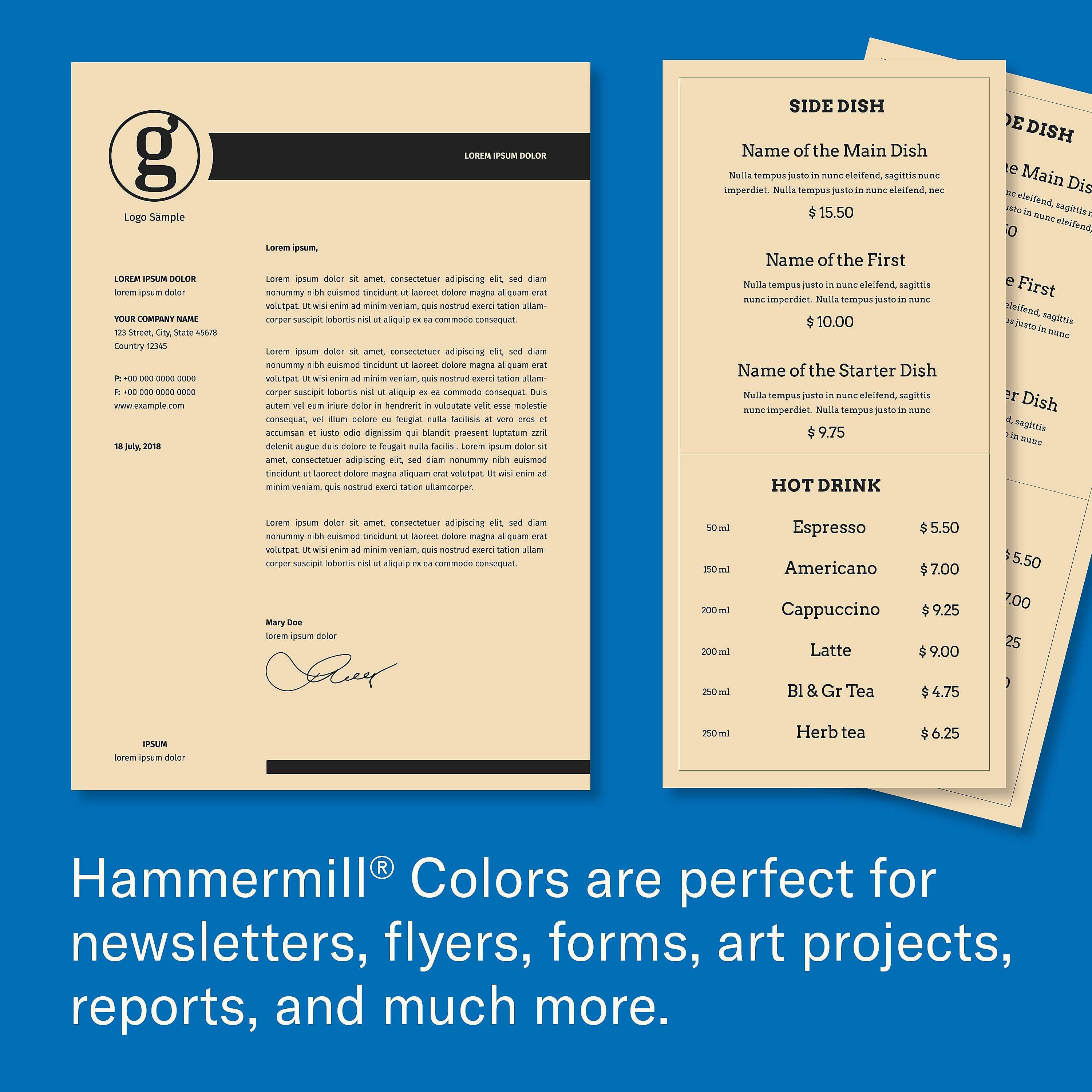 Hammermill 30% Recycled Fore MP Colors 8.5
