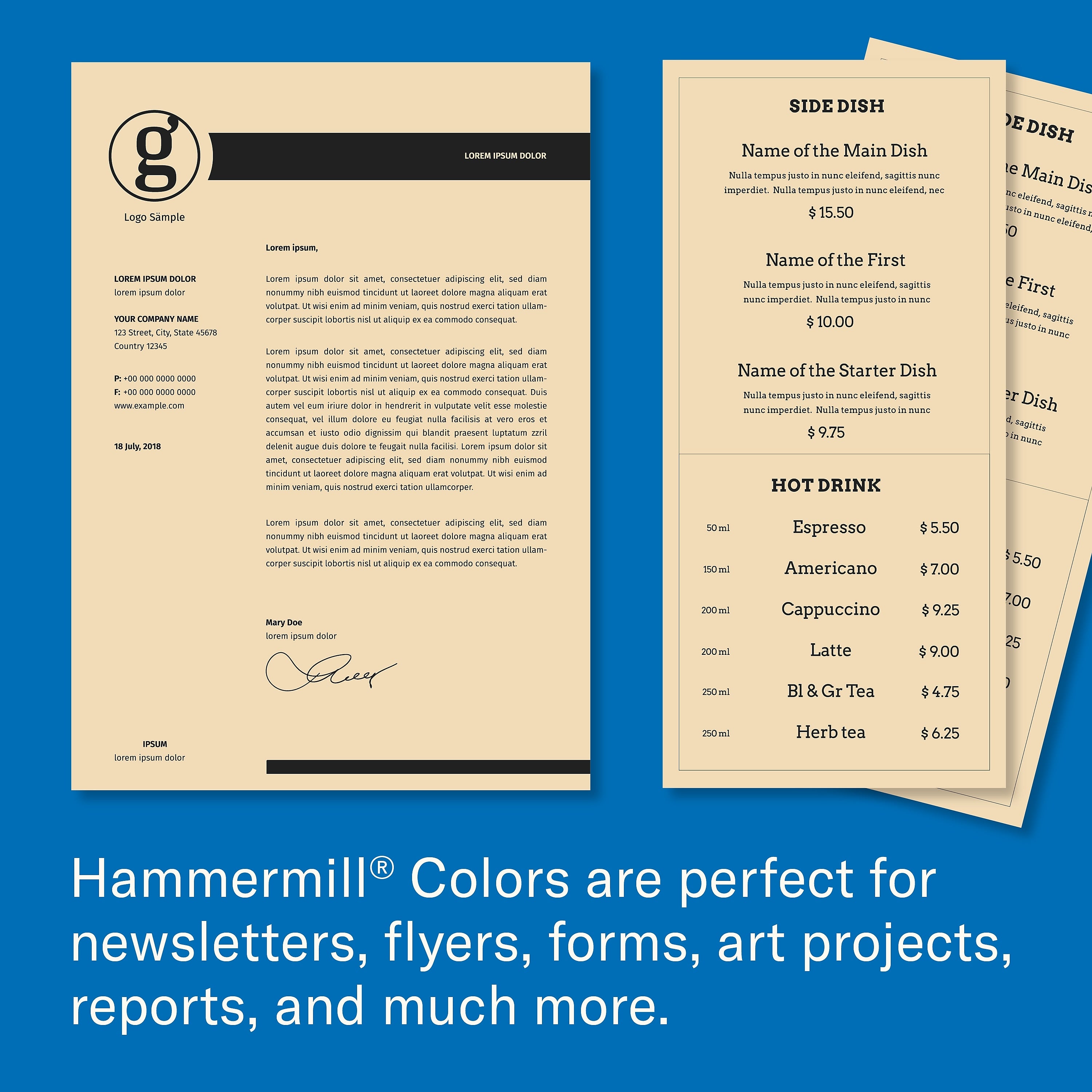 Hammermill 30% Recycled Fore MP Colors 8.5