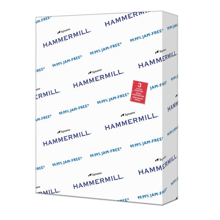 Hammermill Copy Plus 8.5" x 11" 3-Hole Punched Copy Paper, 20 lbs., 92 Brightness, 500 Sheets/Ream