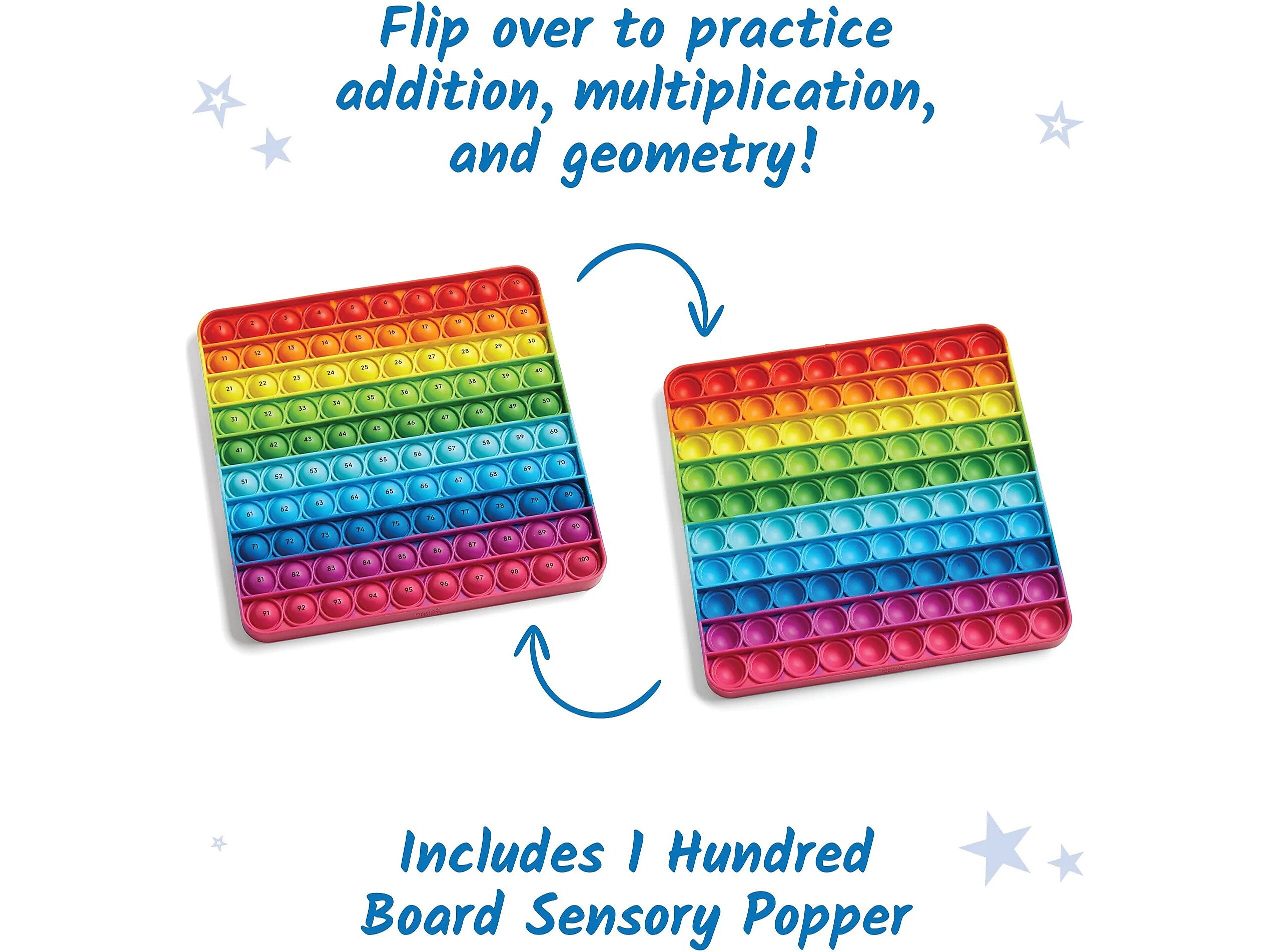 hand2mind Hundred Board Sensory Bubble Popper