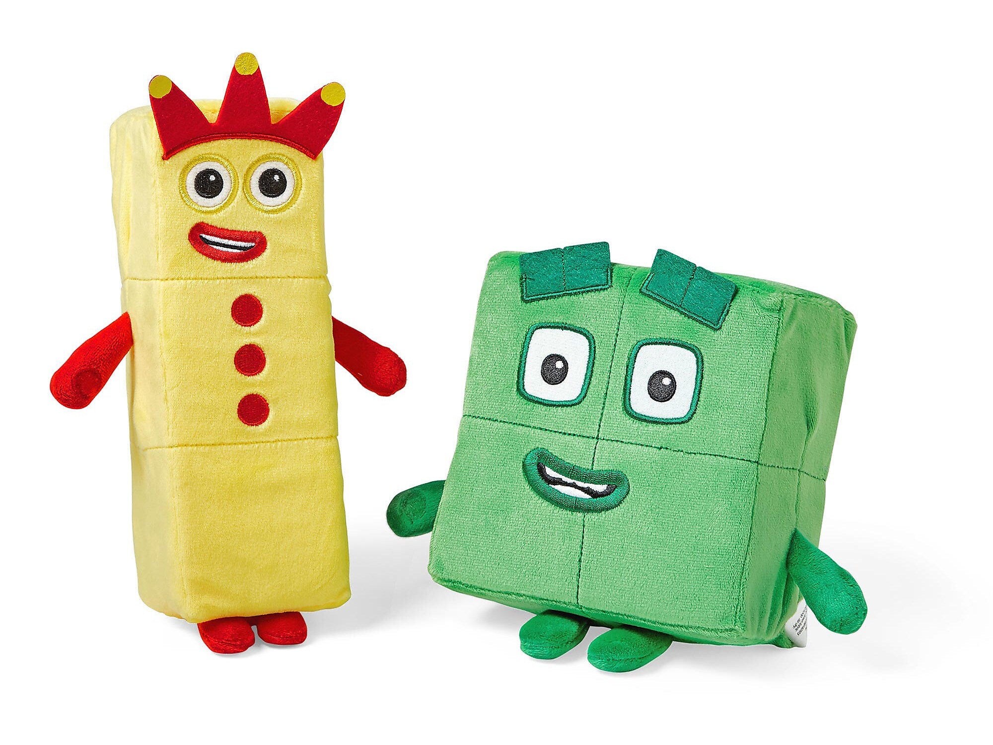 hand2mind Numberblocks Three and Four Playful Pals, Yellow/Green