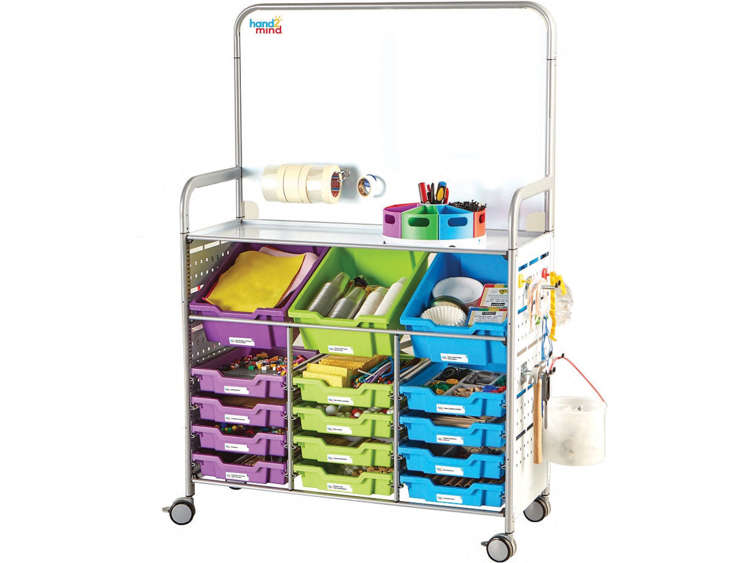 hand2mind STEM Lab Makerspace Cart