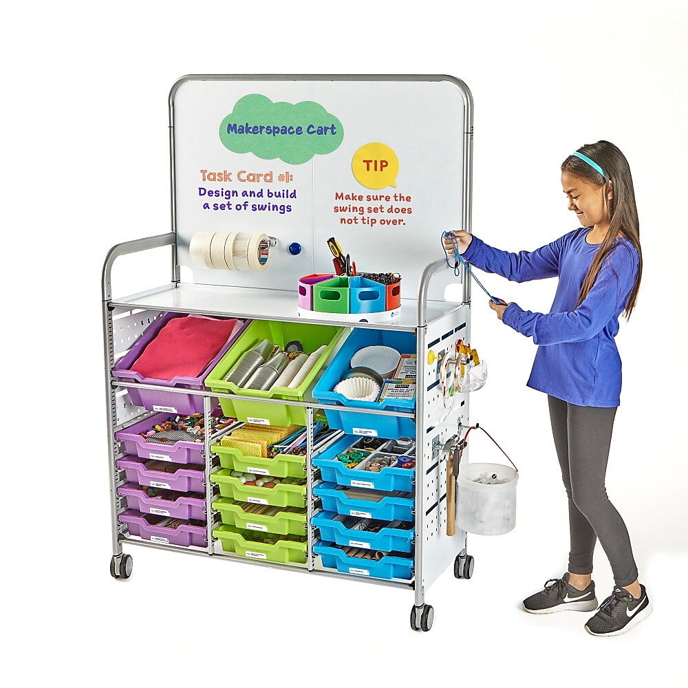 hand2mind STEM Lab Makerspace Cart