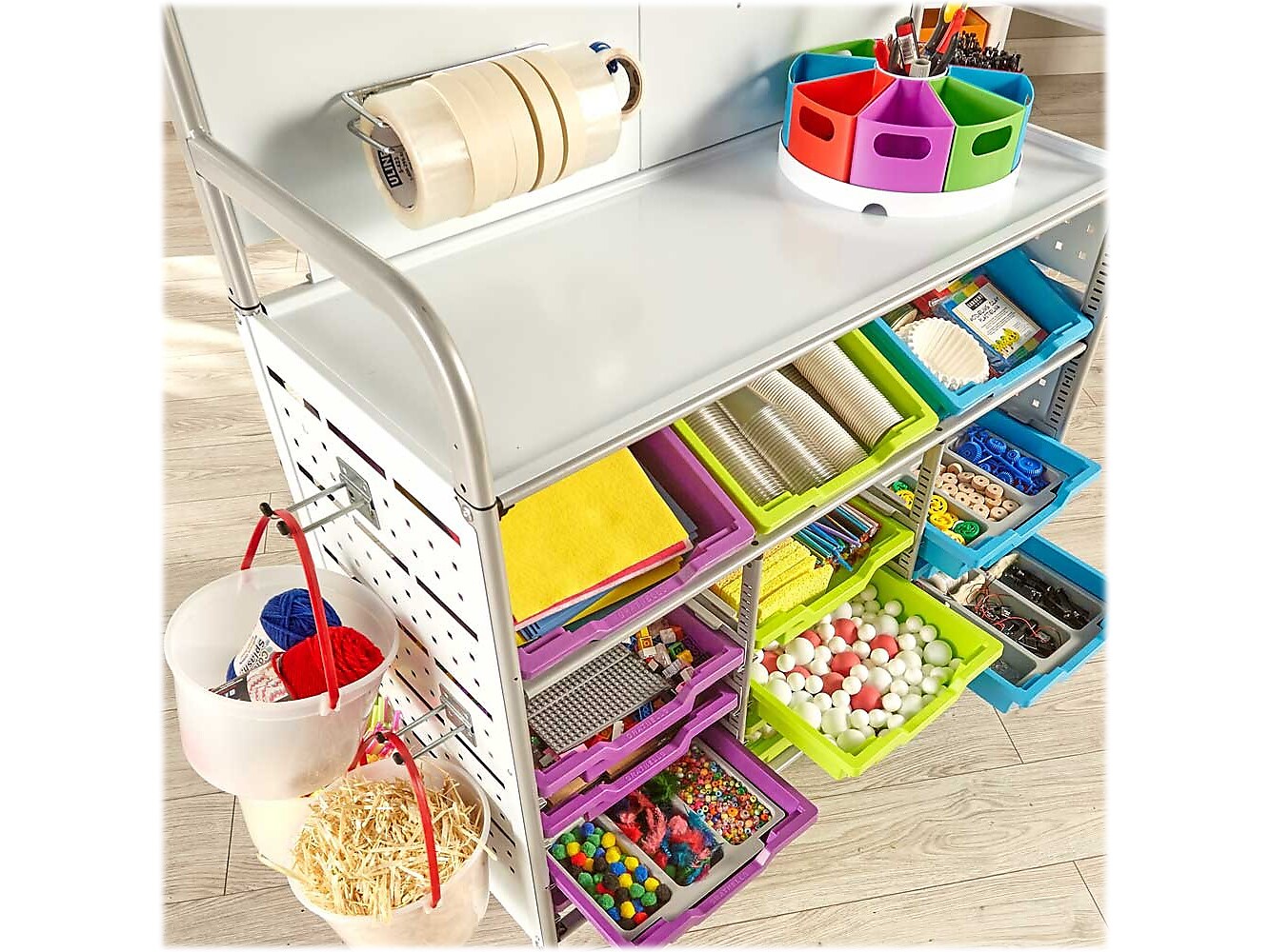 hand2mind STEM Lab Makerspace Cart