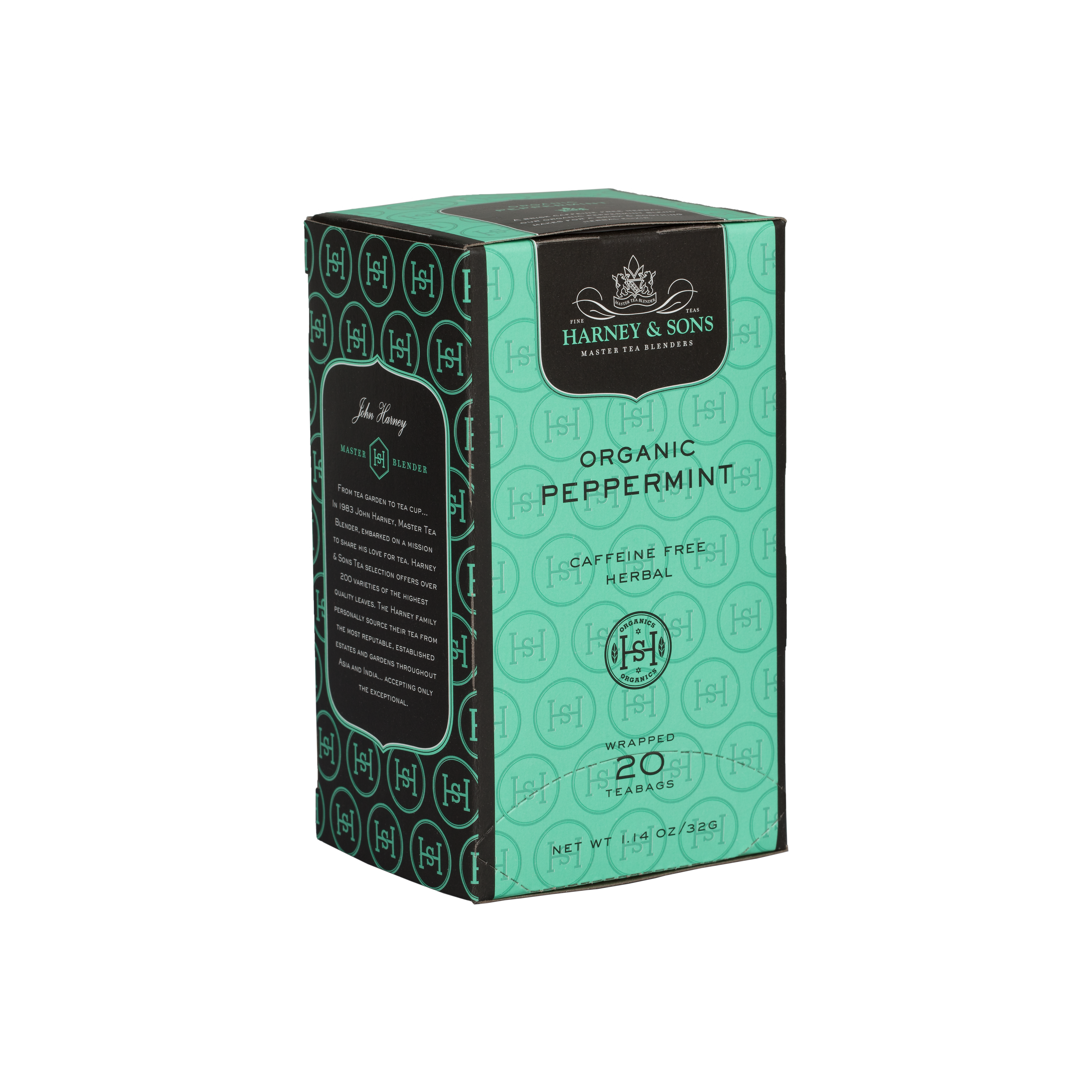 Harney & Sons Organic Peppermint Premium Tea, 20/BX