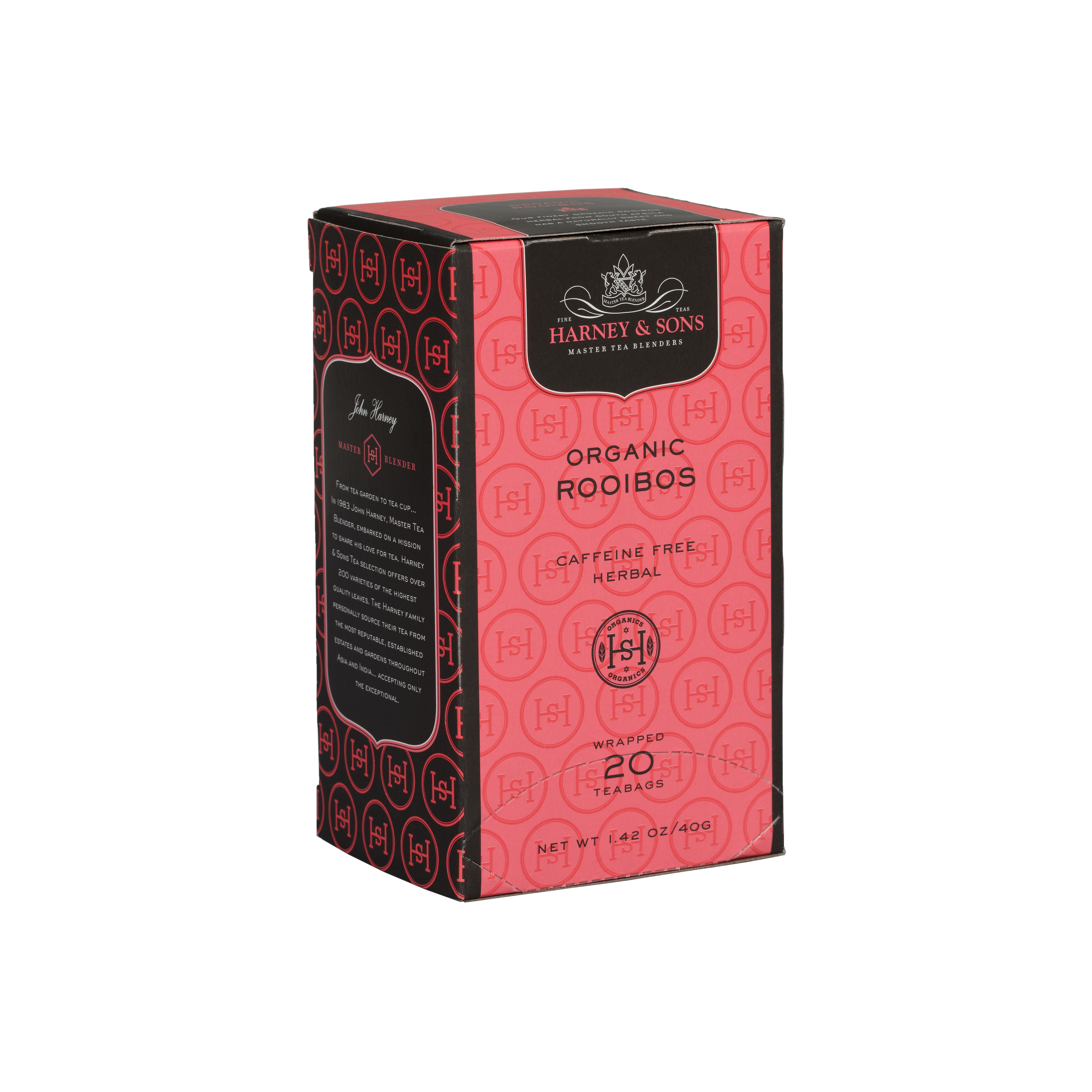 Harney & Sons Organic Rooibos Premium Tea, 20/BX