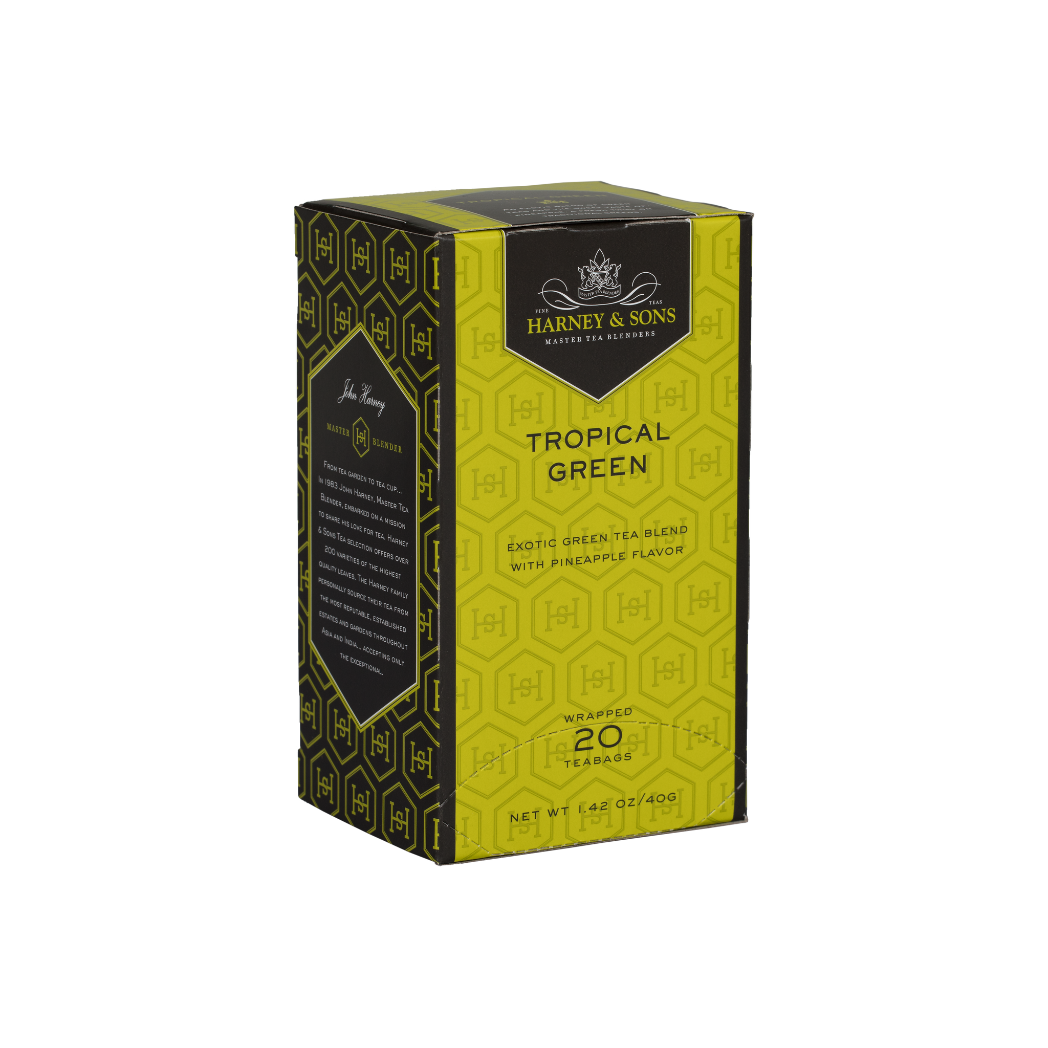 Harney & Sons Tropical Green Premium Tea, 20/BX