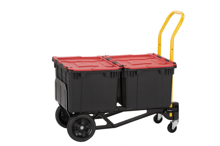 Harper Lightweight Glass Filled Nylon Plastic Convertible Hand Truck and Dolly, 400 lb. Capacity