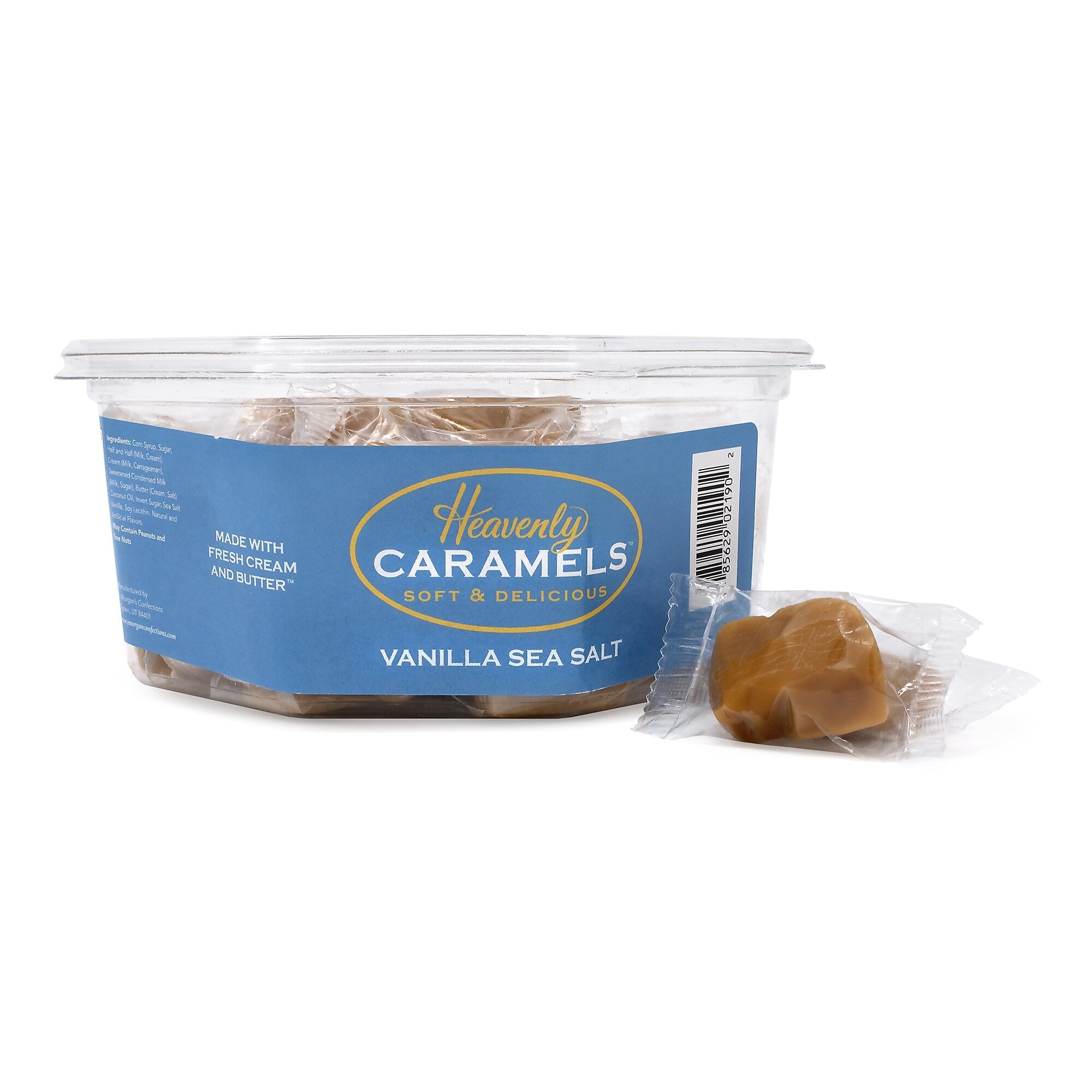 Heavenly Caramels Vanilla Sea Salt Soft & Delicious Caramels, 45