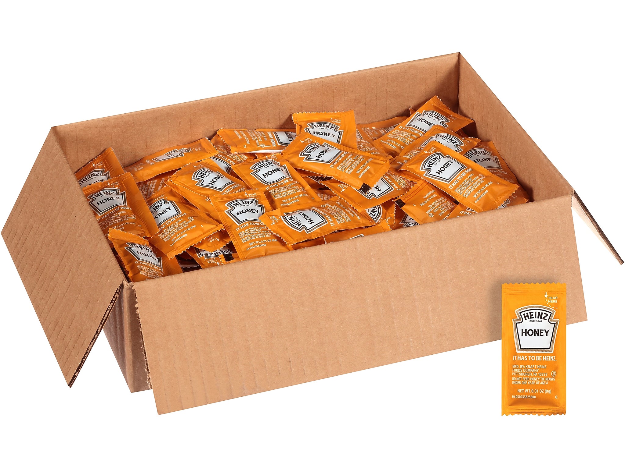 Heinz Single Serve Honey, 0.31 Oz., 200/Carton