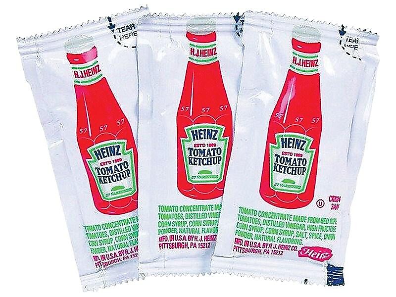 Heinz Tomato Ketchup, 0.25 oz., 1000/Carton