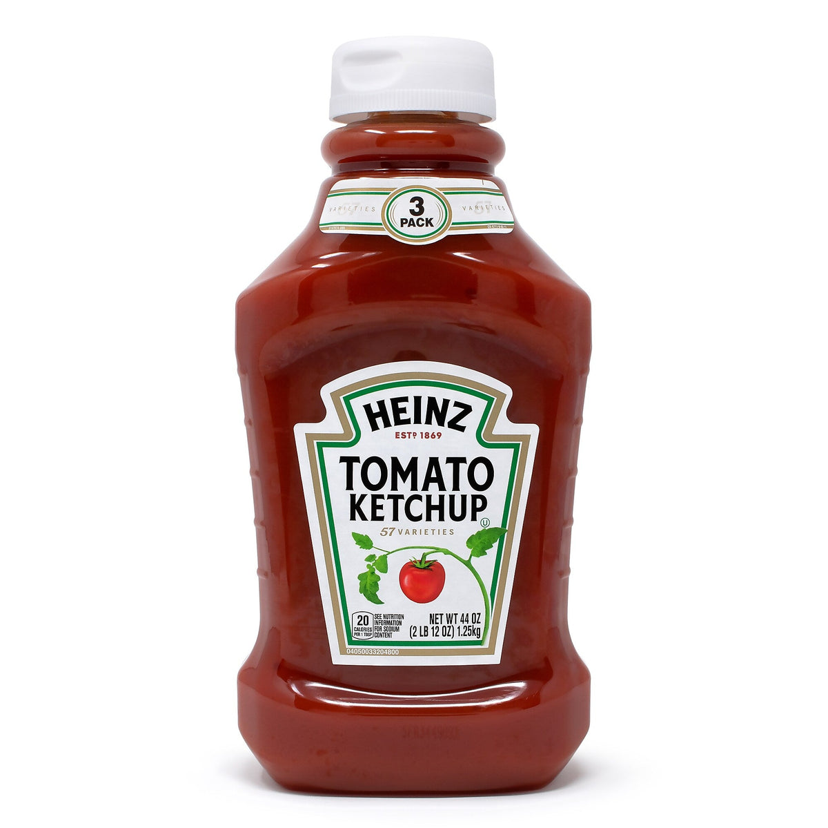 Heinz Tomato Ketchup, 44 oz., 3/Pack