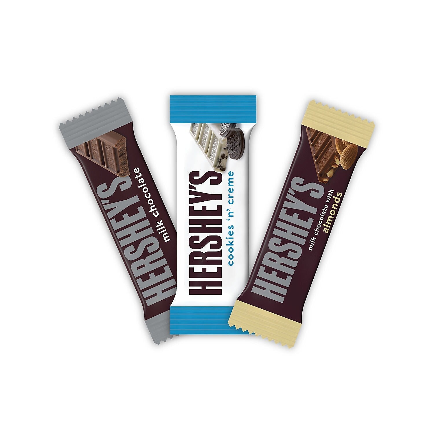 HERSHEY'S Assorted Milk Chocolate and White Creme Candy Party Pack, 31.5 oz