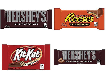 Hershey's Assorted Milk Chocolate Candy Bars, 52 oz.