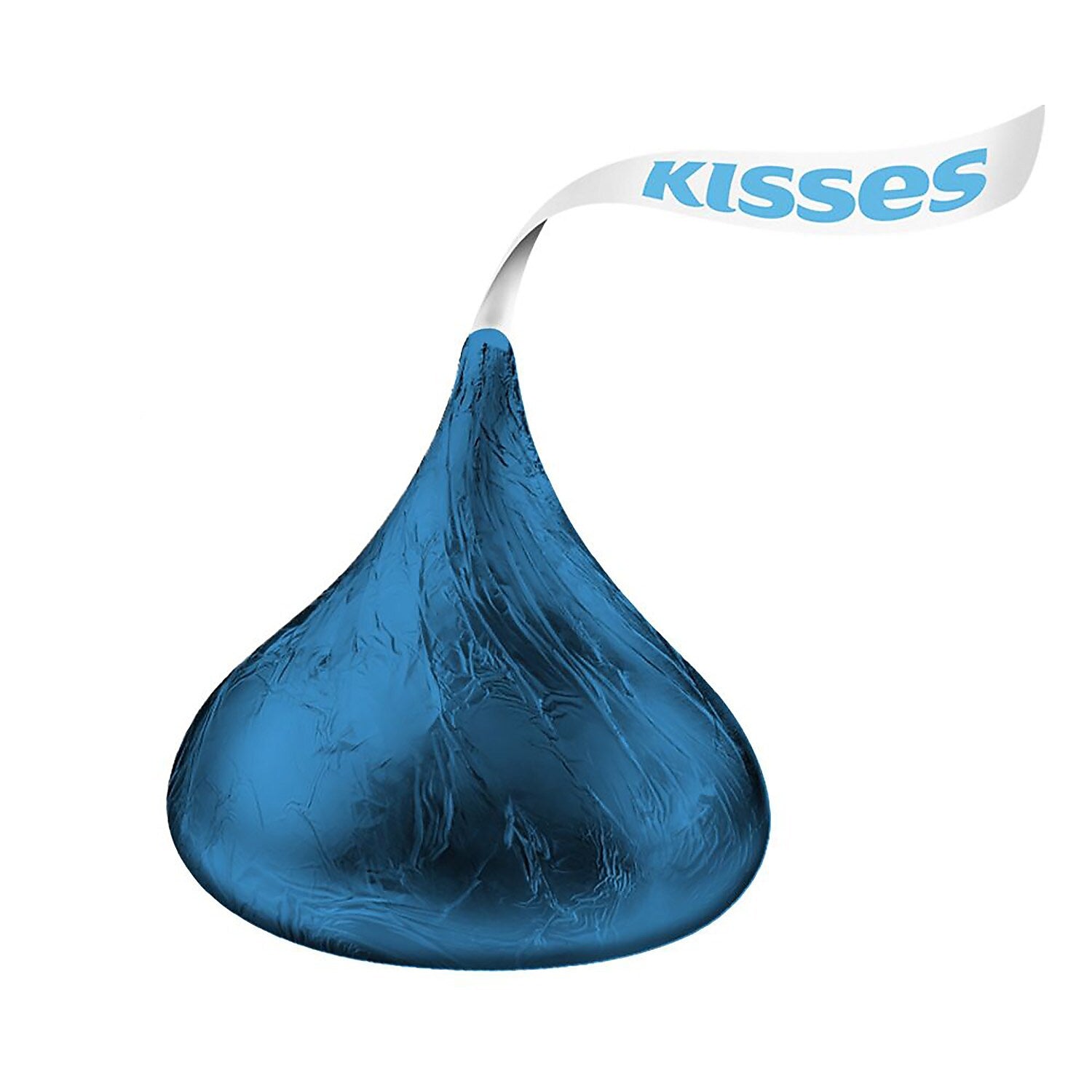 HERSHEY'S KISSES Dark Blue Foil Milk Chocolate Pieces, 66.7 oz., 400/Bag