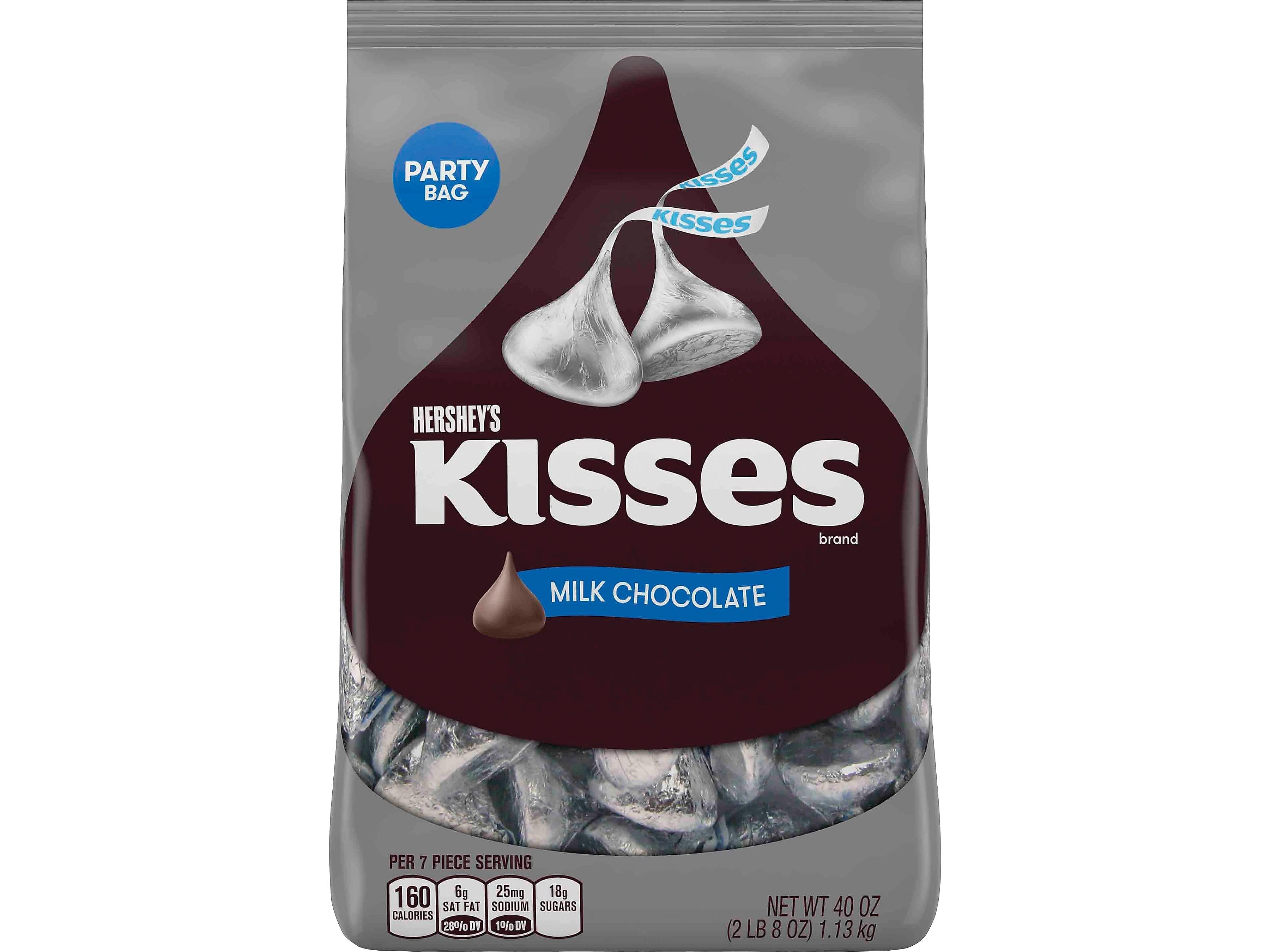 HERSHEY'S KISSES Milk Chocolate Pieces, 35.8 oz.