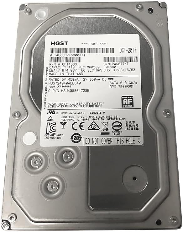 HGST Ultrastar 7K4000 4TB 3.5
