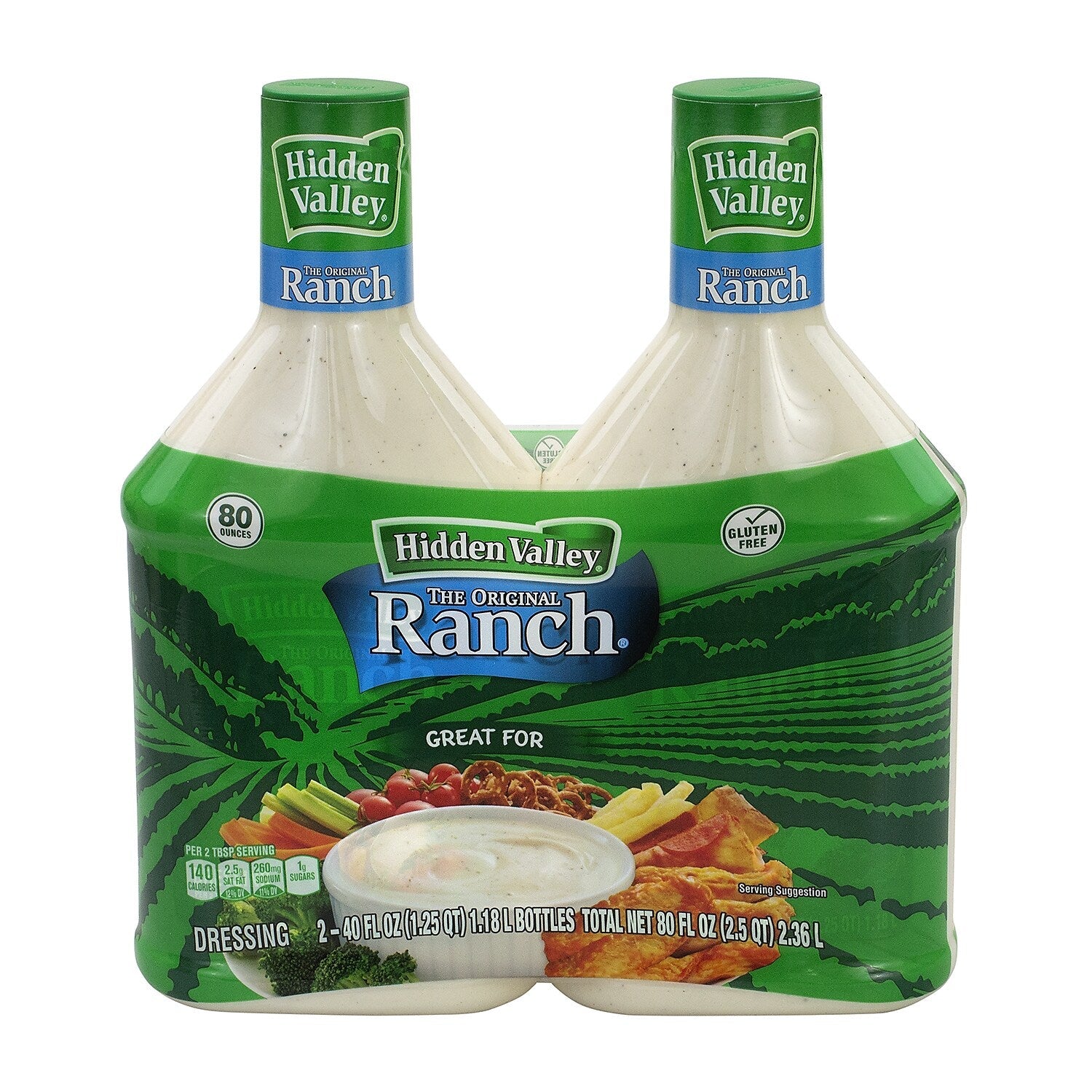 Hidden Valley The Original Ranch Dressing, 40 oz., 2/Pack