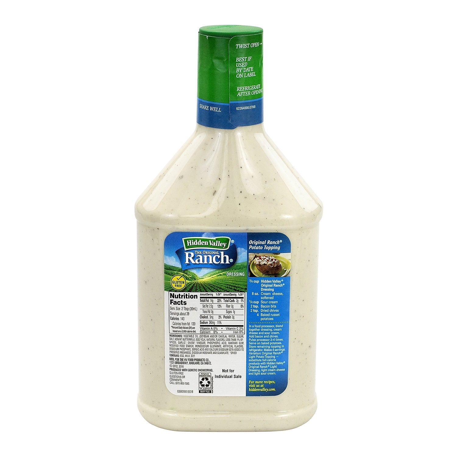 Hidden Valley The Original Ranch Dressing, 40 oz., 2/Pack