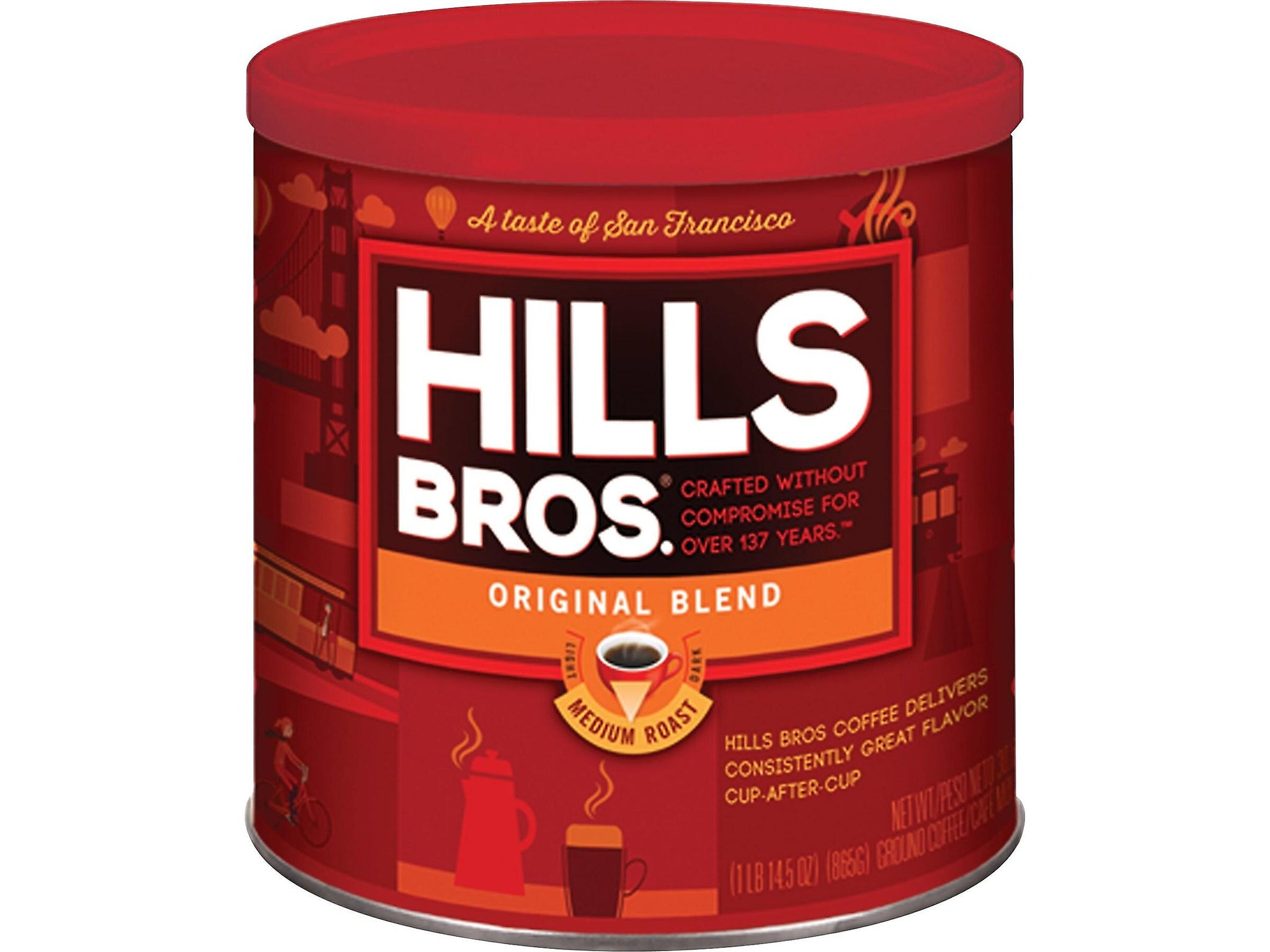 Hills Bros. Original Blend Ground Coffee, Medium Roast