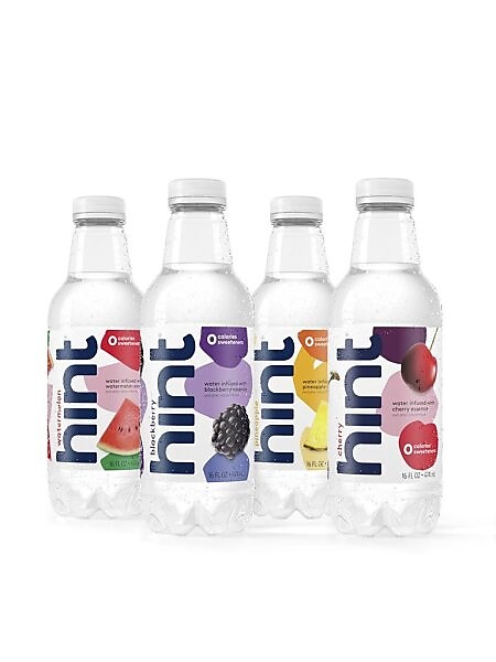 Hint Starter Pack Flavored Water 16 Oz., 12/Carton