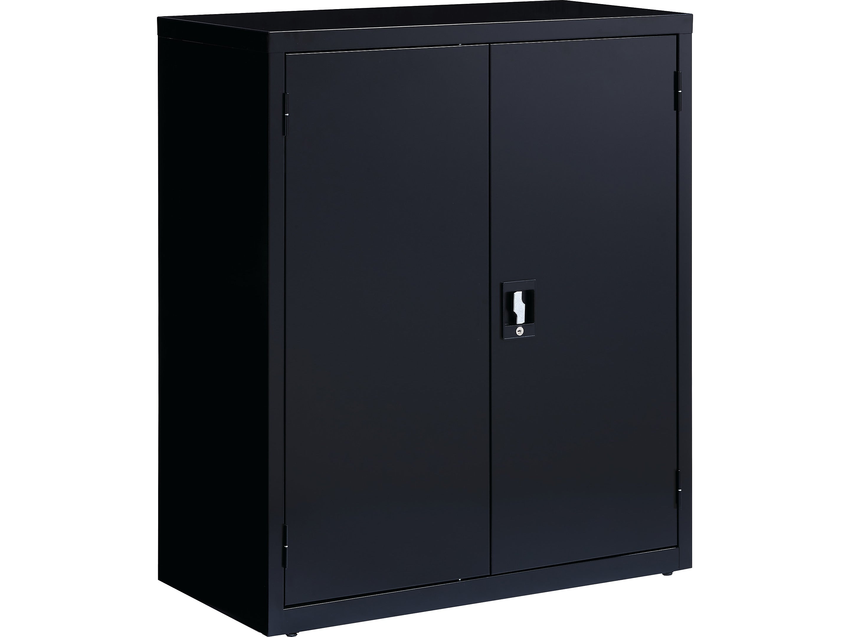 Hirsh 42" Steel Storage Cabinet with 3 Shelves, Black