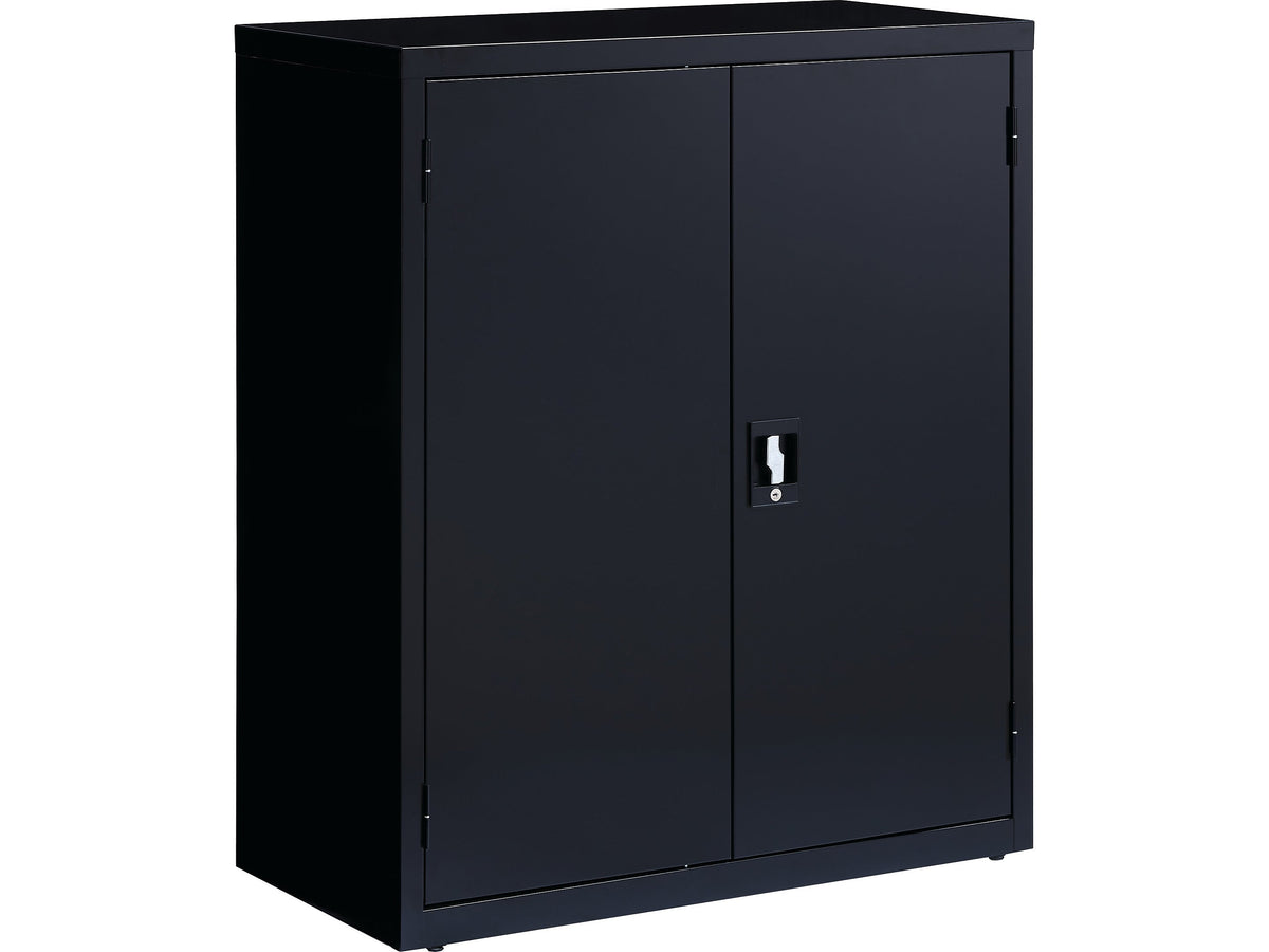 Hirsh 42" Steel Storage Cabinet with 3 Shelves, Black