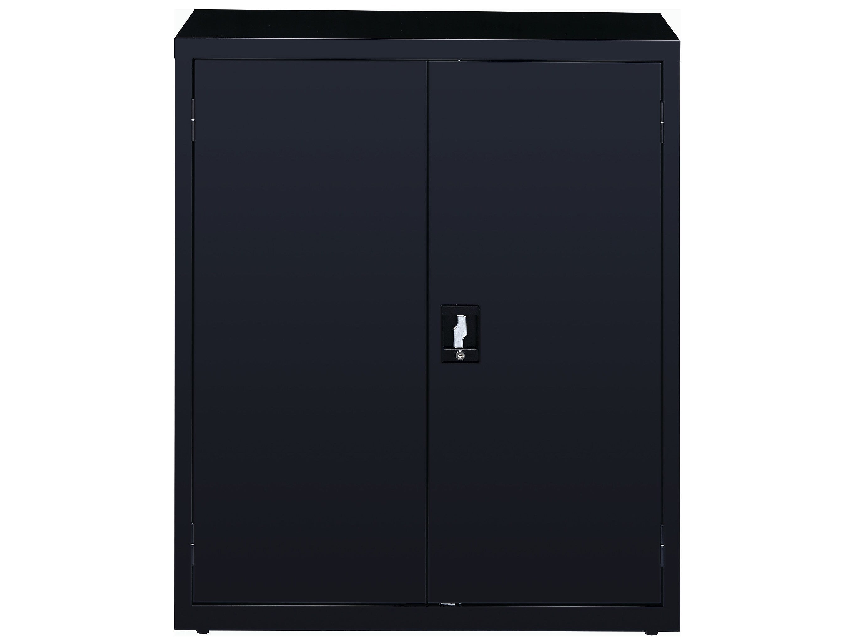 Hirsh 42" Steel Storage Cabinet with 3 Shelves, Black