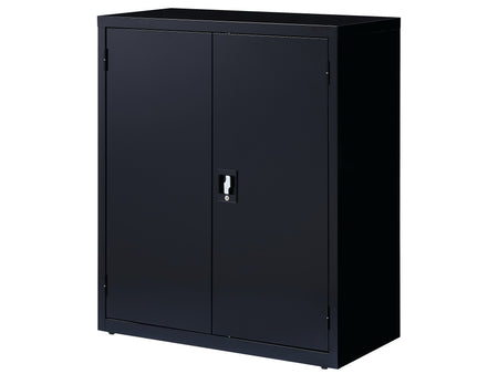 Hirsh 42" Steel Storage Cabinet with 3 Shelves, Black