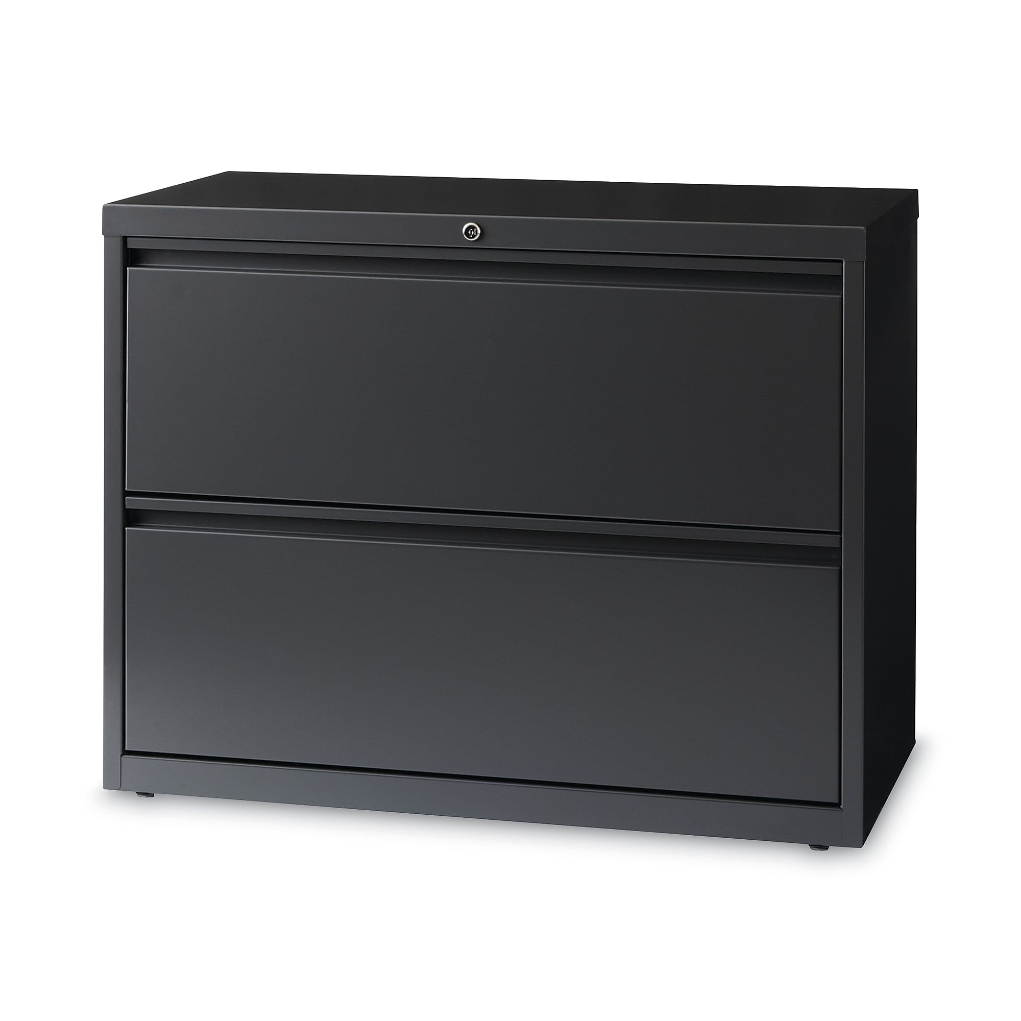 Hirsh Industries® Lateral File Cabinet, 2 Letter/Legal/A4-Size File Drawers, Charcoal, 36 x 18.62 x 28