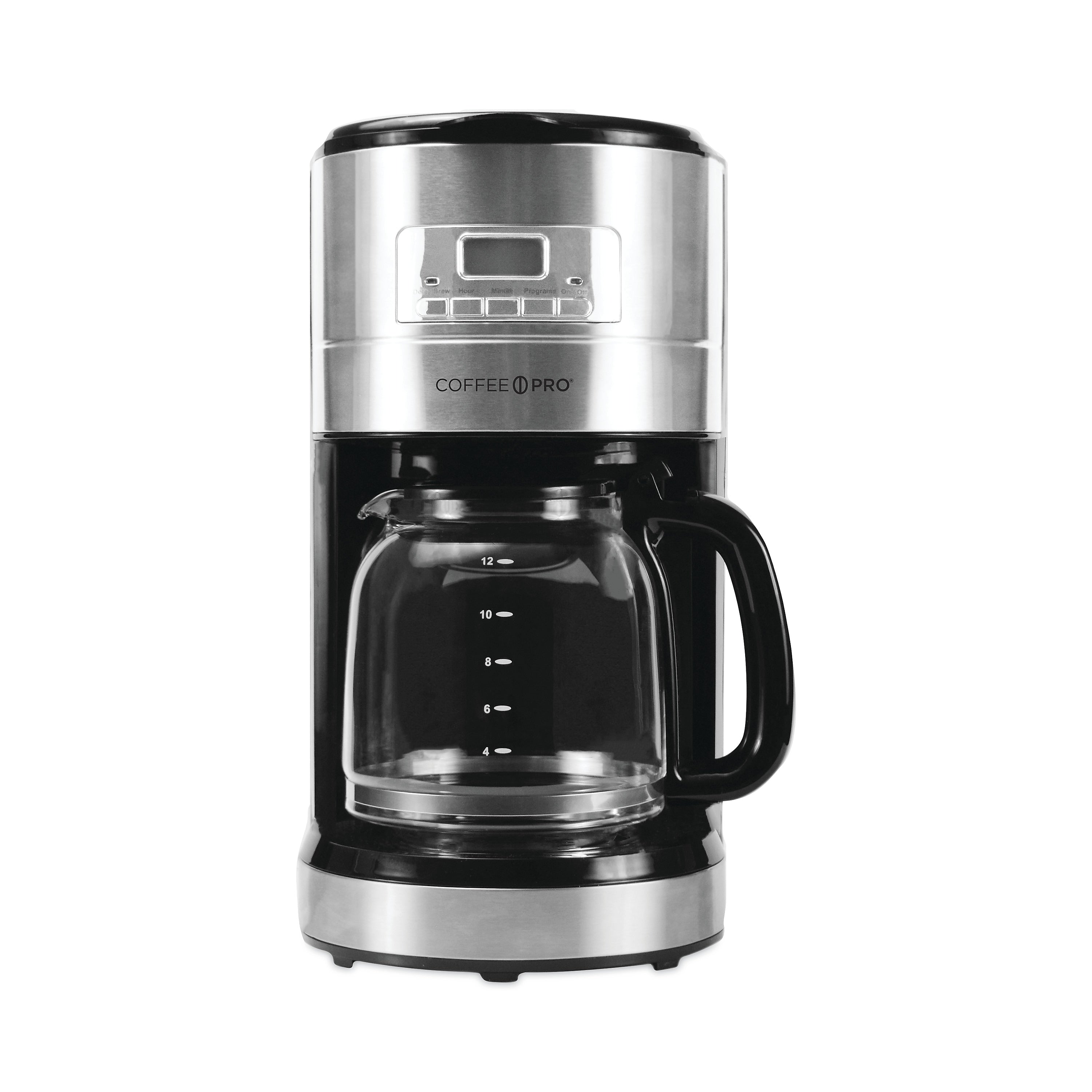 Home & Office Euro Style Coffee Maker, Stainless Steel