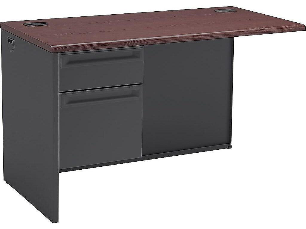 HON 38000 Series 48" Desk Return, Mahogany