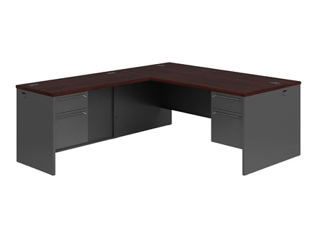 HON 38000 Series 48" Desk Return, Mahogany