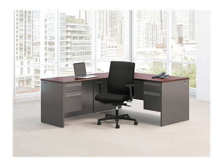 HON 38000 Series 48" Desk Return, Mahogany