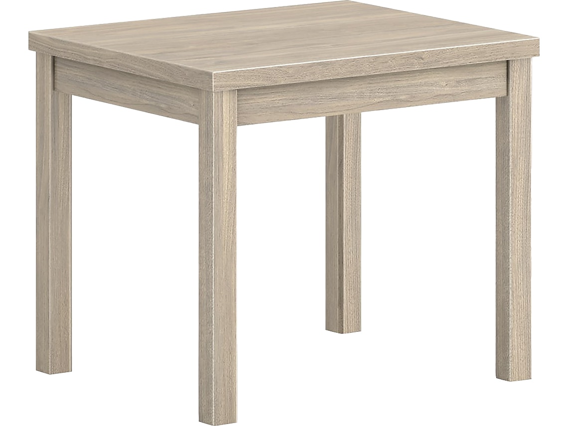 HON 80000 Series 24"W x 20"D Laminate End Table, Kingswood Walnut