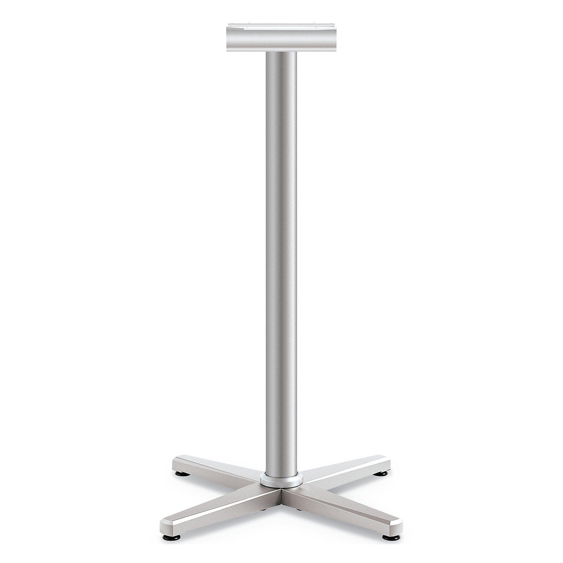 HON Arrange X-Leg Base for 30-36" Tops, 25.59w x 25.59d x 40h, Silver