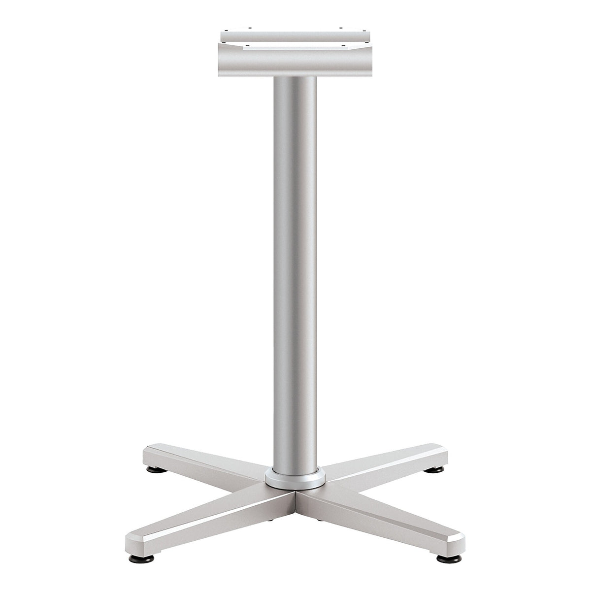 HON Arrange X-Leg Base for 30-36" Tops, 25.59w x 27.88h, Silver