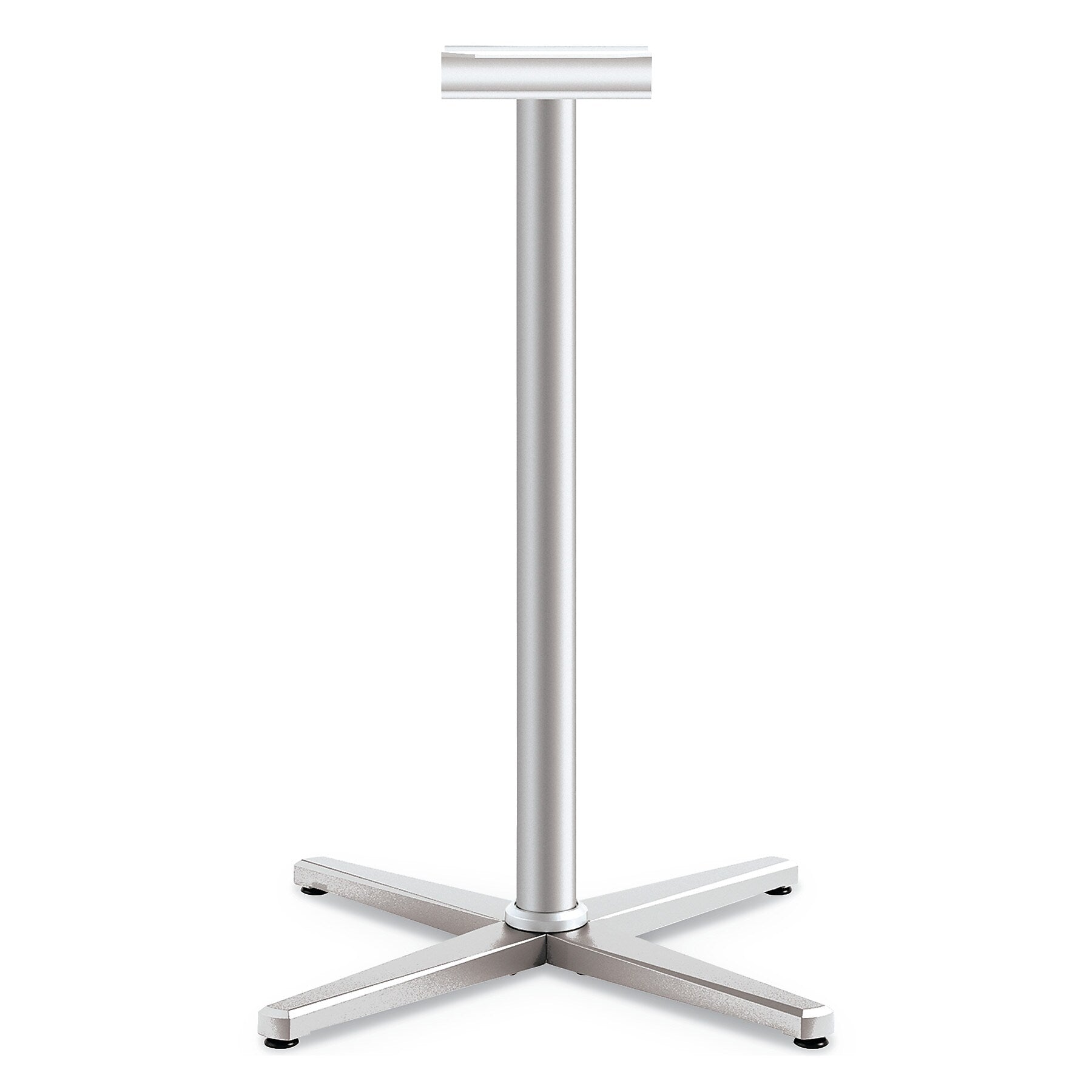 HON Arrange X-Leg Base for 42-48" Tops, 32w x 32d x 40h, Silver