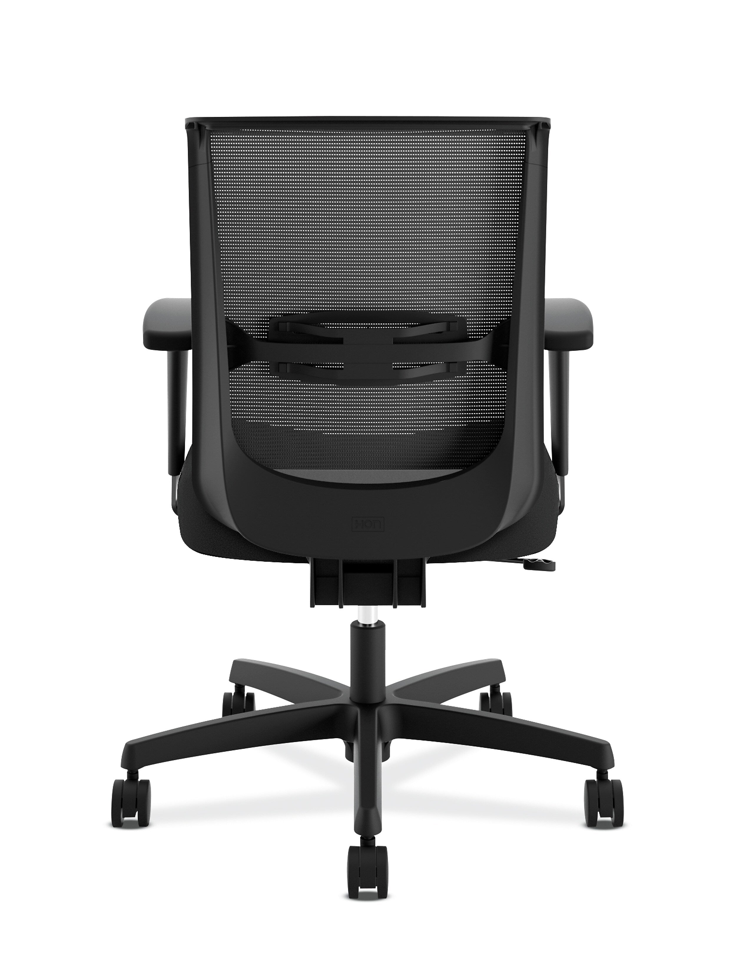 HON Convergence Mesh Back Fabric Task Chair, Black