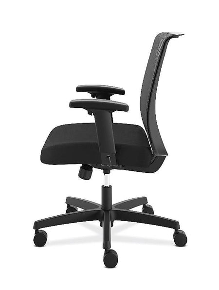 HON Convergence Mesh Back Fabric Task Chair, Black