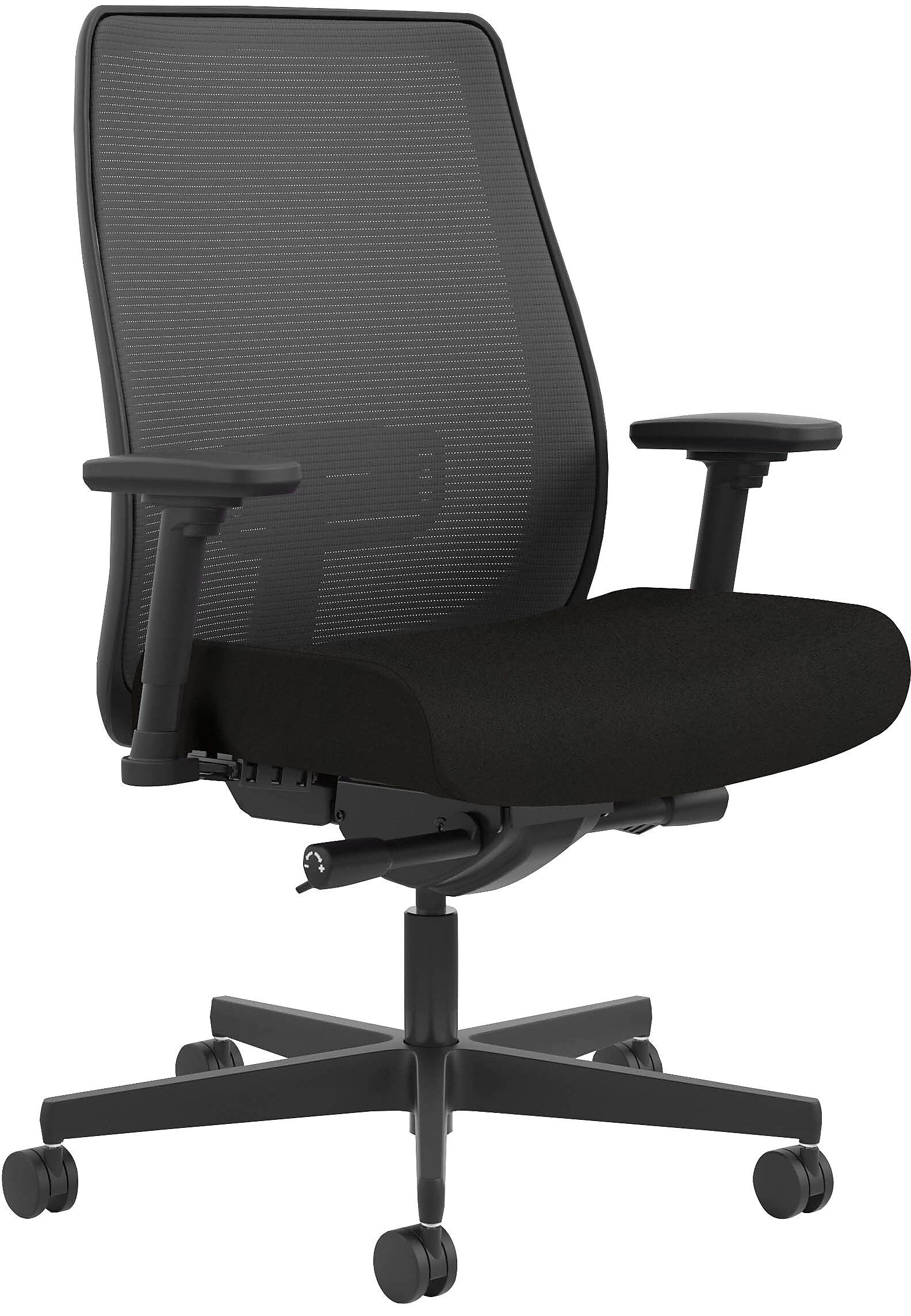 HON Endorse Ergonomic Fabric Computer & Desk Big & Tall Chair, 450 lb. Capacity, Black