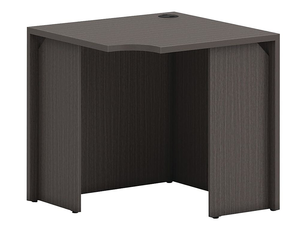 HON Mod 30" Corner Desk Shell, Slate Teak