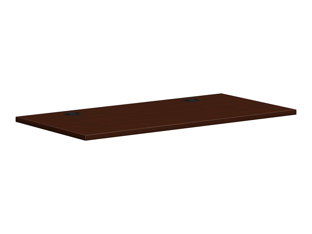 HON Mod 48" Table Top, Traditional Mahogany