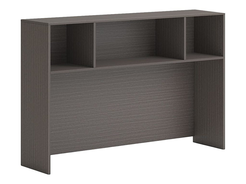 HON Mod 60"W Desktop Hutch, Slate Teak