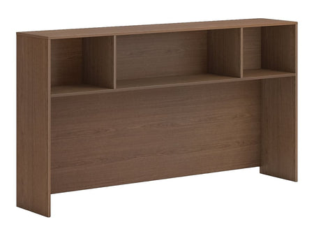 HON Mod 72 "W Desktop Hutch, Sepia Walnut