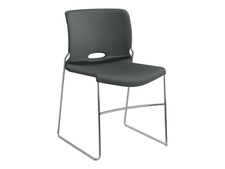 HON Olson Plastic Banquet/Reception Chairs, Lava 4/Pack