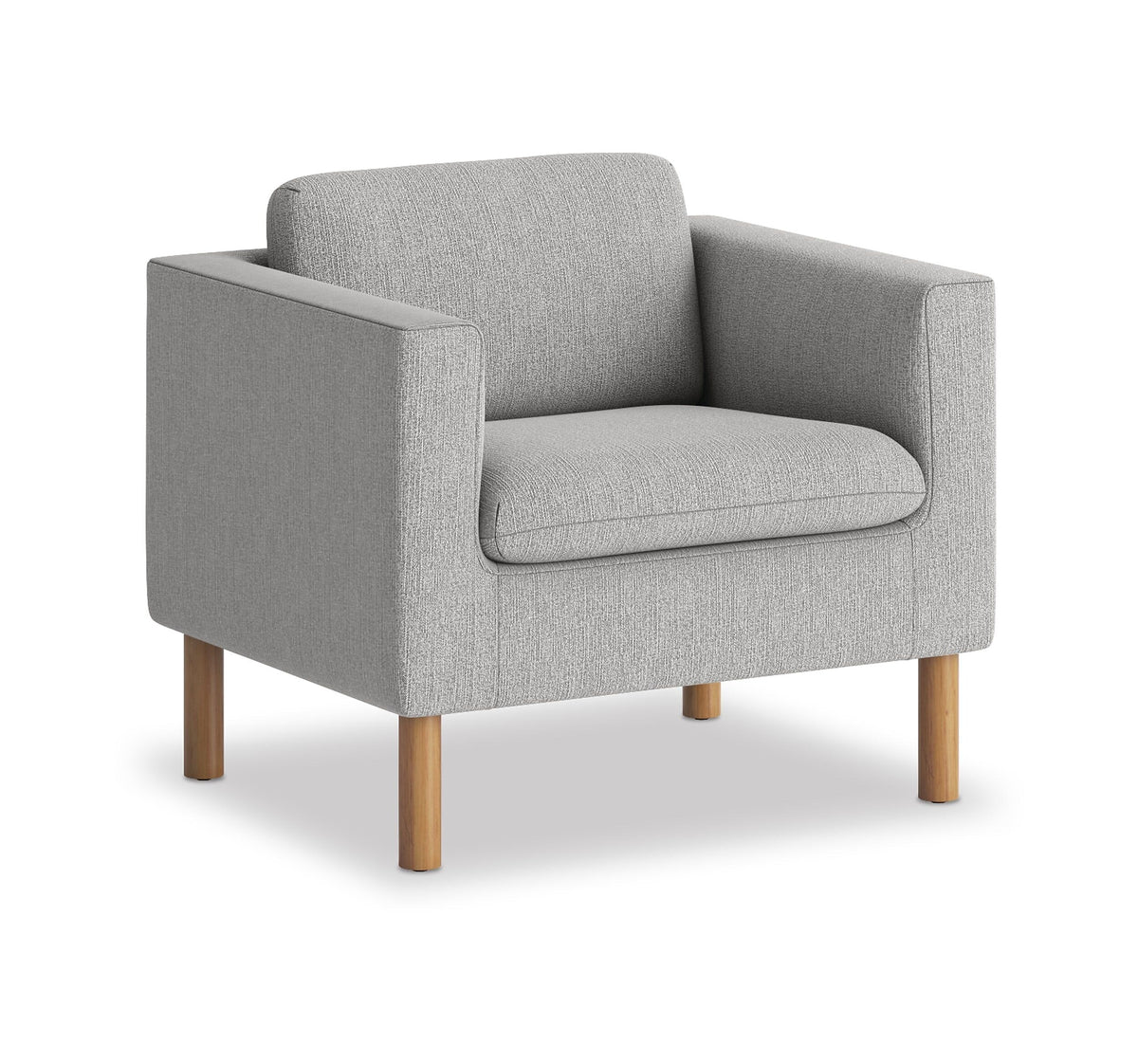 HON Parkwyn Fabric Club Chair, Gray