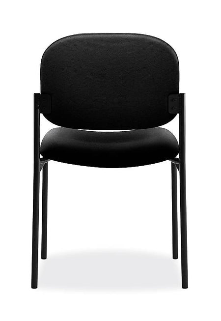 HON Scatter Fabric Stacking Guest Chair, Black