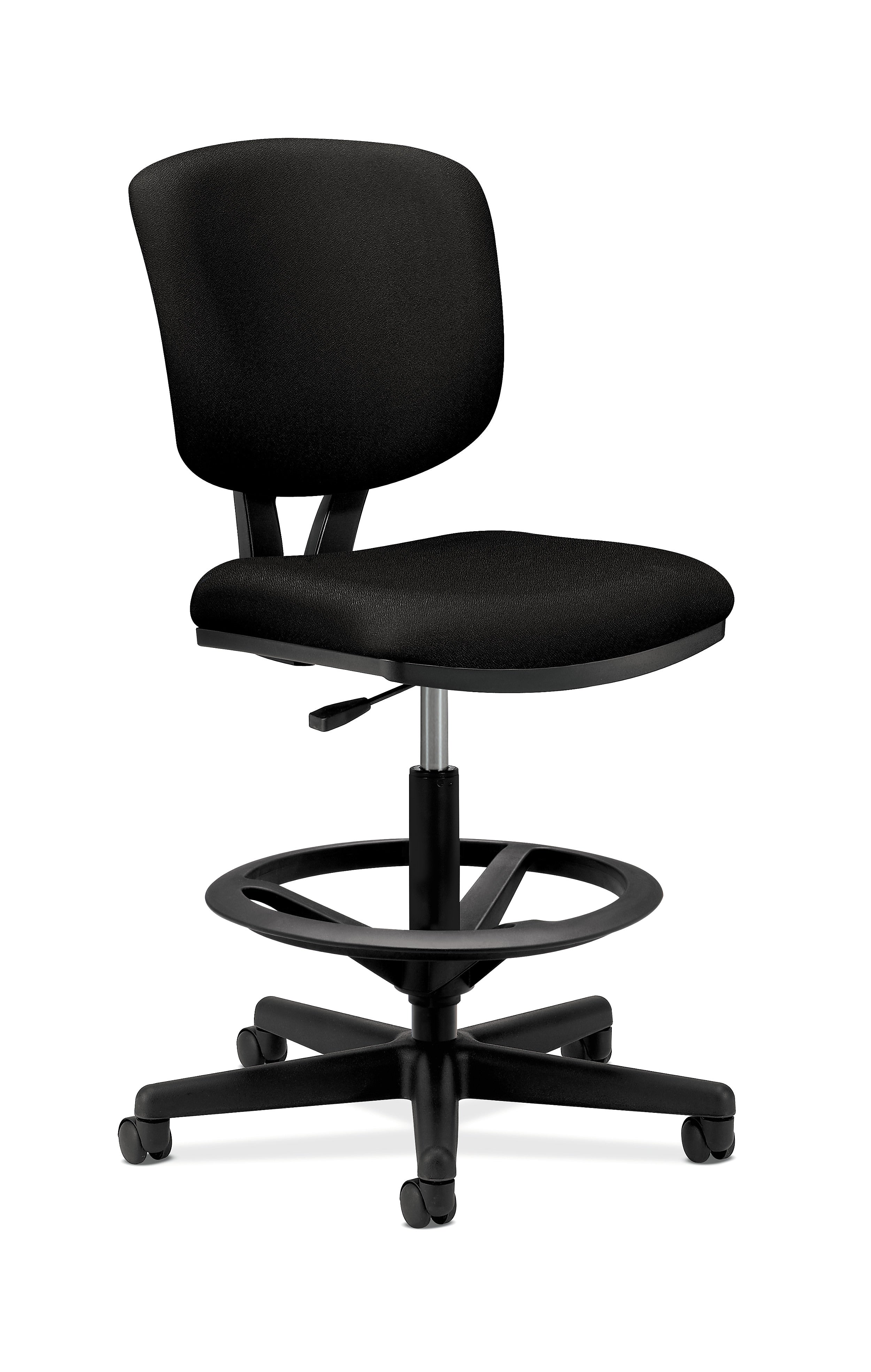 HON Volt Fabric Computer and Desk Stool, Black